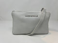 Petit sac bandoulière en Cuir Blanc, Annie