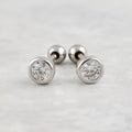 Boucles d'oreilles Classiques en argent sterling