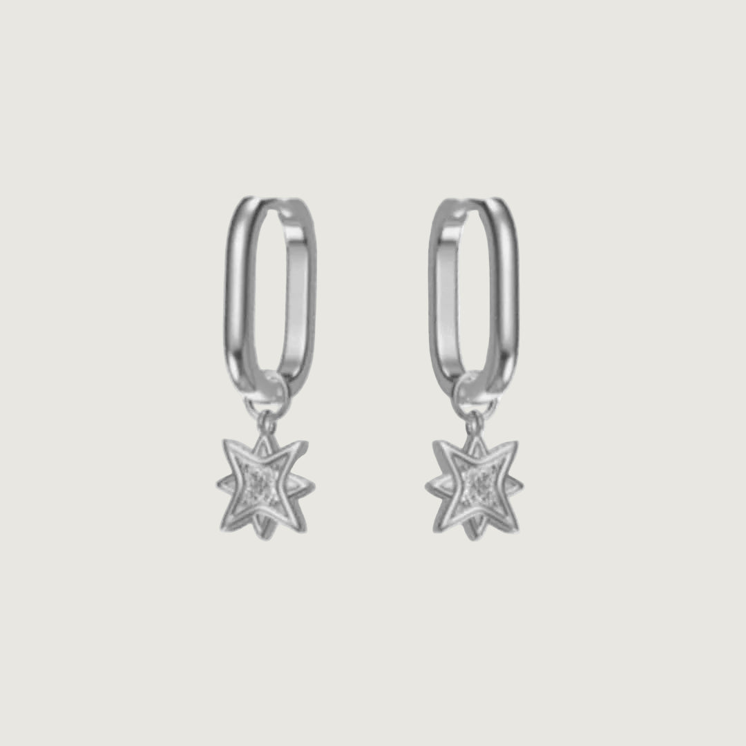 Boucles d'oreilles Huggies Étoiles du Nord