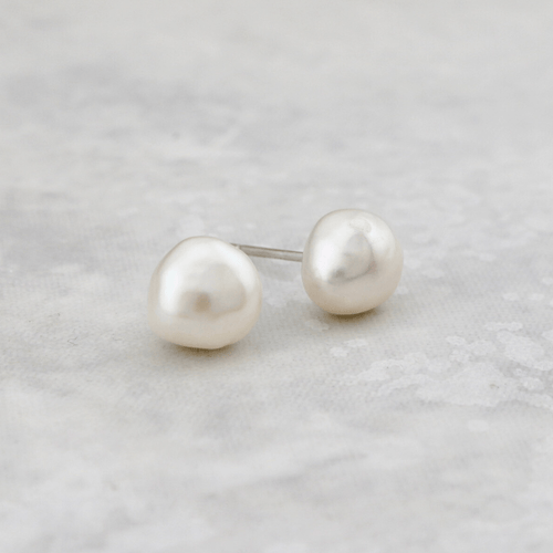 Boucles d'oreilles Perles Baroques en argent sterling