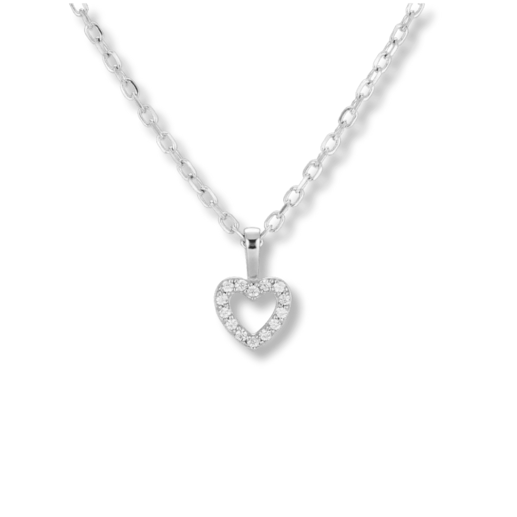 Collier Coeur en argent sterling