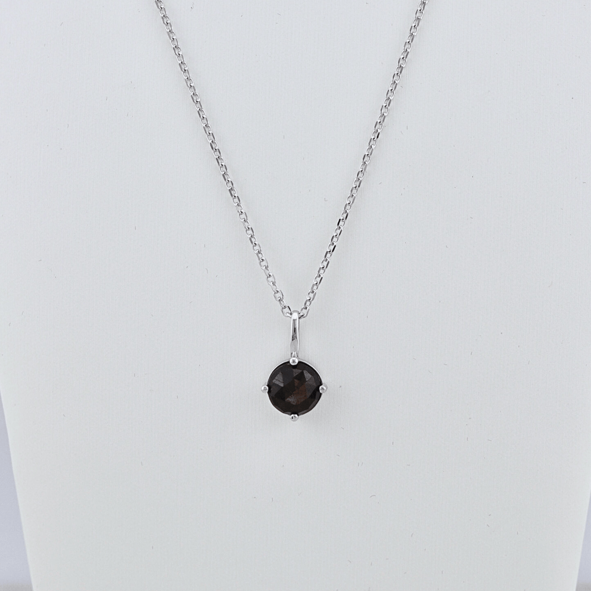 Collier en argent sterling et Saphir Doré