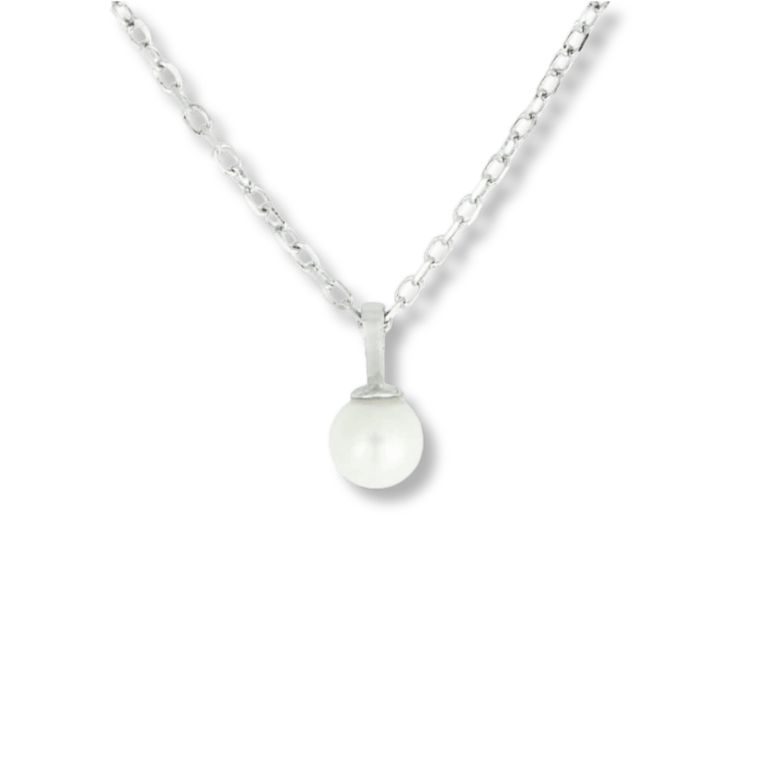 Collier Petite perle en argent sterling