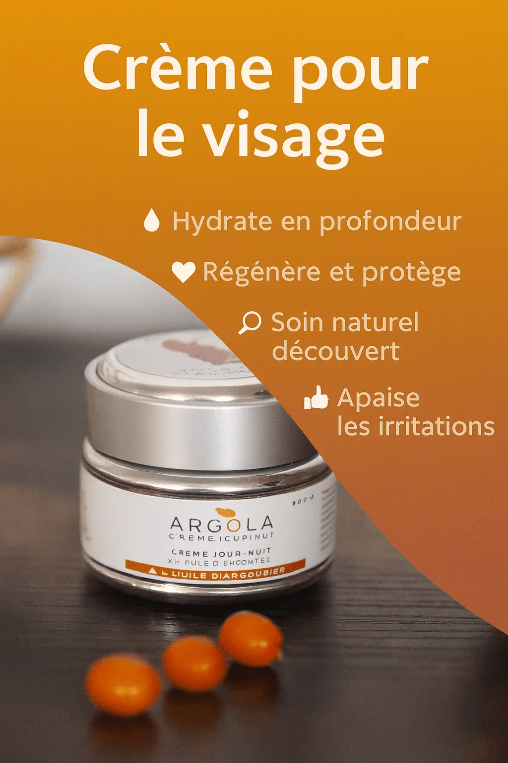 Crème jour nuit peau sensible