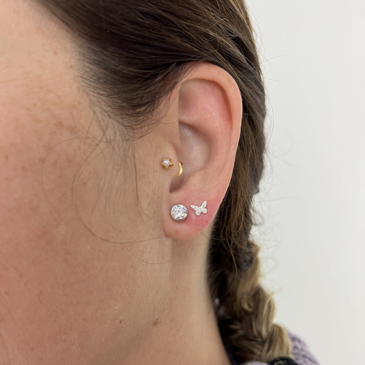 Boucles d'oreilles Classiques en argent sterling