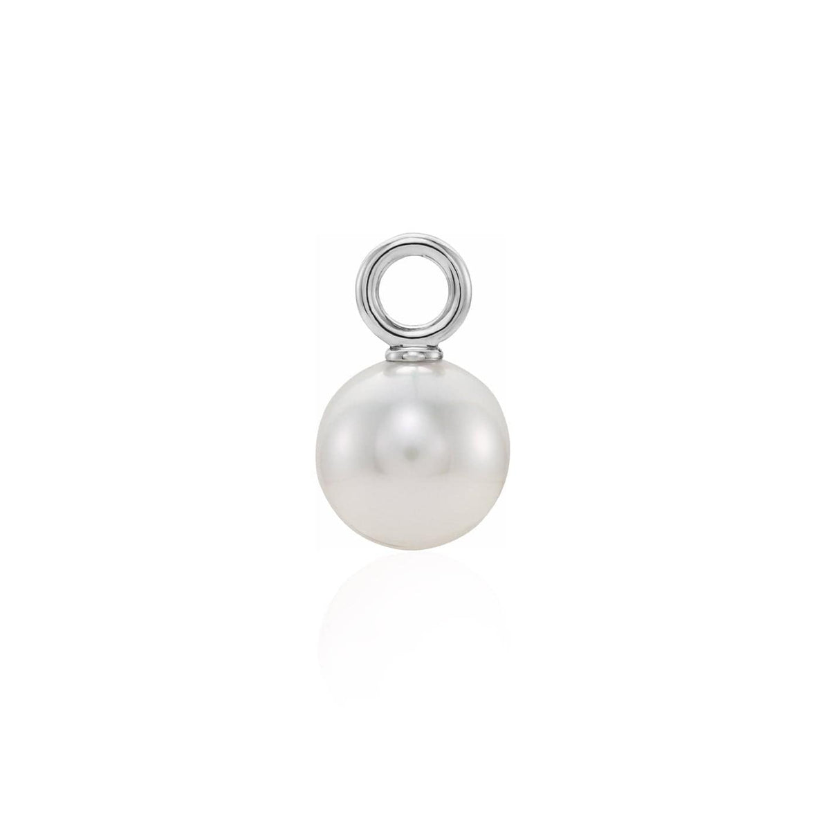 Pendentif perle d'eau douce et or 10K ou argent sterling
